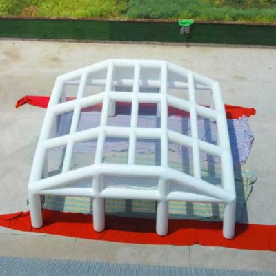 China Commercial Giant Transparent Inflatable Water Pool Cover Tent Party Wedding Tent For Sale for sale