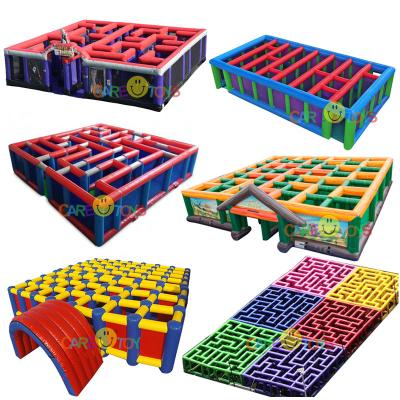 China Large Custom Outdoor Commercial Halloween Giant Inflatable Maze Chased House Maze Cornfield Inflatable Corn Maze For Sale for sale