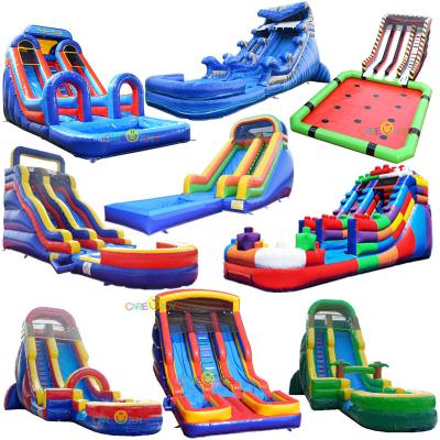 China Commercial grade mini kids water slide and slide with pool blower small party rental used inflatable water slide for sale for sale