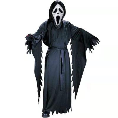 China Polyester XH Factory Halloween Costume Skeleton Ghost Costume Show Clothes Masquerade Demon Costume for sale