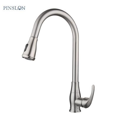 China Pull Out Spray Kitchen Faucets With Pull Out Spout Water Mixer Rubinetto Miscelatore Cucina for sale