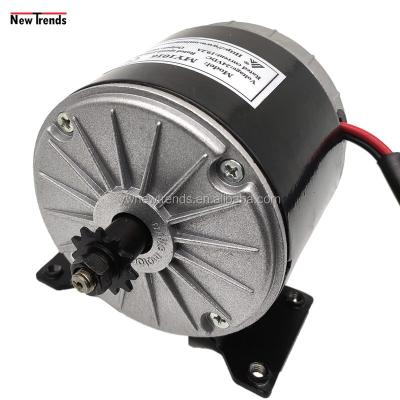 China Two Series MY1016 350W 24V 36V Electric Bicycle Scooter Planetary Gear DC Brushed Motor for sale