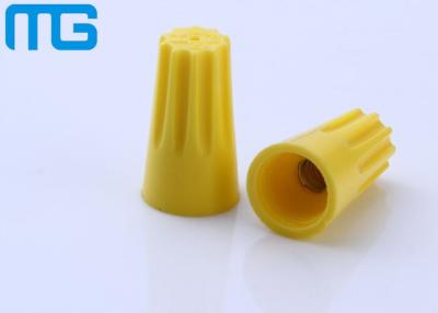 China Wire Joint Connector With PVC Sleeve , Yellow SP4 Screw On Wire Insulated Wire Connectors for sale