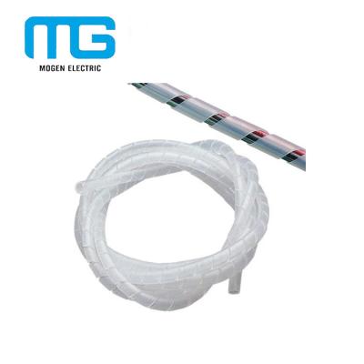 China Roll Flexible Nylon Spiral Wire Wrap Bands High Voltage 10 Meter Cable Accessories for sale