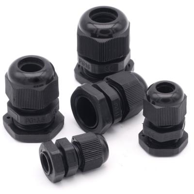 China Water Proof Outdoor Cable Accessories , Black Cable Gland Connector for sale