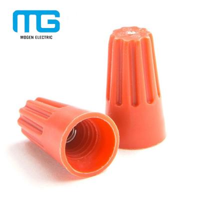 China Copper Insulated Wire Connectors Twist On Wire Connectors Tough Flame Retardant for sale