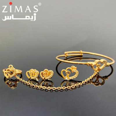 China Hot Selling Jewelry Set FASHIONABLE Wholesale Arrival Jewelry Gold Plated Zircon New DHL Children Party Gift Stone Fedex Ring EMS for sale