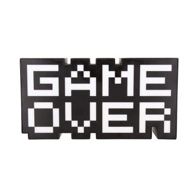 China ABS Game Over Light 8 Bit Pixel Night Game Mood Lamp Color Phasing Retro Light / Reactive Music Game Over Light for sale