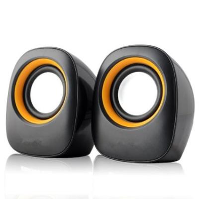 China Active Beautiful Small Computer Speakers 3.5mm Jack With Amplifier for sale