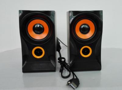 China Mobile Phone Small Computer Speakers Big Sound Wooden With USB Port for sale