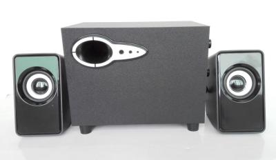 China Wood 2.1 Channel Subwoofer Computer Speakers With Volume Control for sale