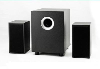 China Home Wood Bass 2.1 Computer Speakers 3.5mm Input Stereo With USB Port for sale