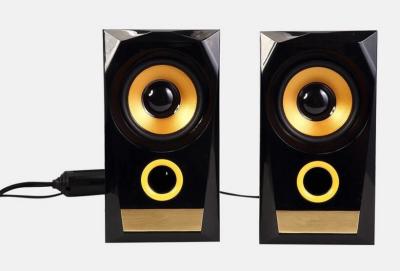 China 10W Wooden Sound Bass Computer Speakers High End Loud For Music for sale