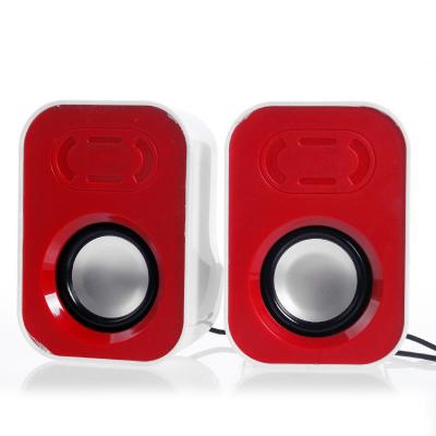 China USB 2.0 Stereo Desktop Computer Speakers , Mini Active Space - Saving Speakers for sale