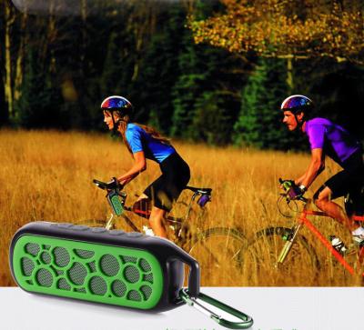 China Water Resistant Wireless Portable Bike Speakers Stereo TF Card Playback for sale