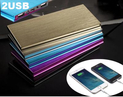 China Multi Function Small Dual Port Power Bank 12000 mAh Fashionable for sale