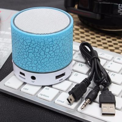 China 350mAH LED Mini Wireless Bluetooth Speakers 3.5mm Jack With FM Radio Hands Free for sale