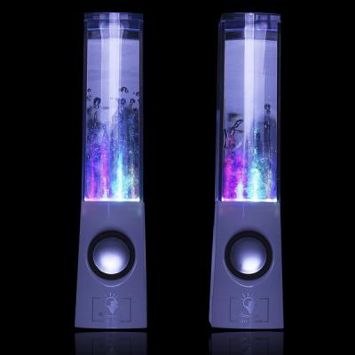 China USB Cool Desktop Computer Speakers , Bluetooth Led Water Dancing Fountain Speakers for sale