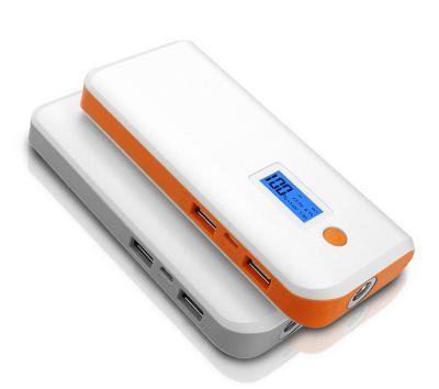 China 10400mAh Quick Charge Portable Power Bank Digital Display with LED Light for sale