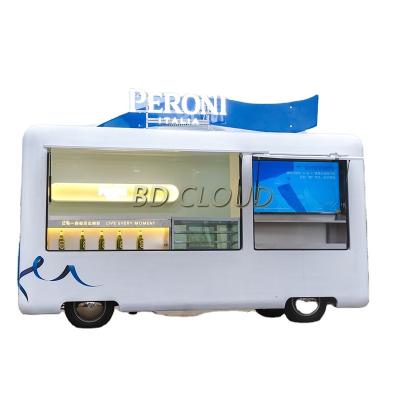 China Multifunctional vegetable processing factory electric food truck food cart for sale