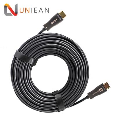 China Camera 10m 4K HDMI Fiber Optic Cable 18Gbps High Resolution Slim Thin AOC HDMI Support VRR EARC for sale