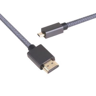 China Wholesale HDTV Gold Plated High Speed ​​Micro HDMI Cable 4k 1080p HDMI Male To HDMI Male For Camera And 4K UHD TV for sale