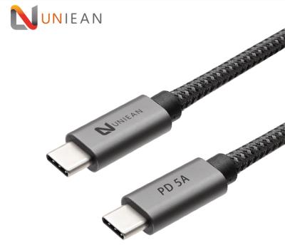 China Type-C Port Devices Built In E-marker PD100W USB3.2 Cable 20Gbps USB Type C Cable USB Car Charger Cable for sale