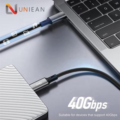 China Up To 40Gbps Transfers Fast Charging USB 4.0 Charging 100w USB4.0 40Gbps Speed ​​USB4 Usb Data USB-c Fast Charging Type C Charger Cable for sale