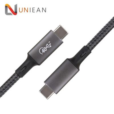 China Up to 40Gbps Transfers Speed ​​Emarker 4.0 PD Charger USB Cable Built-in Phone Cable for sale