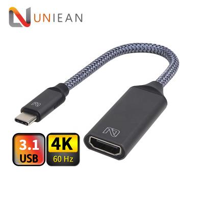 China Plug and Play Premium High Resolution 4K@60Hz Type C to HDMI 1080p HD TV to HDMI Cable USB Adapter for sale