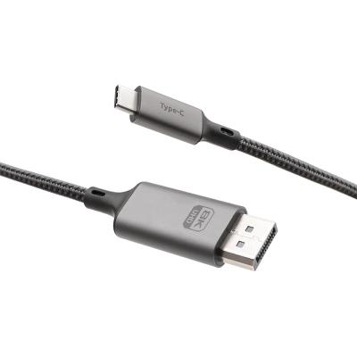 China Camera 1M/2M/3M High Quality Aluminum USB3.1 Type C to DP DisplayPort Braided Cable 4K 60Hz for sale