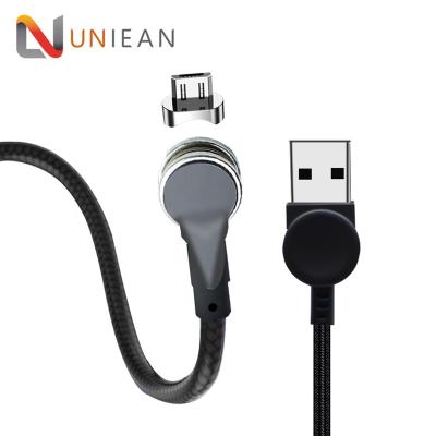 China E-commerce High Speed ​​Data Charging Cable 180 Degree USB 3 in 1 Magnetic Charging Cable for Mobile Phone Accessories for sale