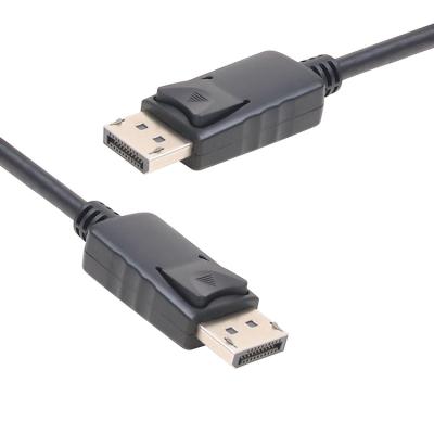 China Video Recording Audio Factory Customized ABS Shell 1m 2m 3m 4k 60Hz Displayport Cable DP to DP Cable for Projector PC Laptop for sale