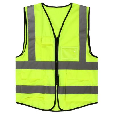 China Wholesale Pavement Safety Mesh High Visibility Polyester Work Wear Reflective Vest Safety Vest for sale