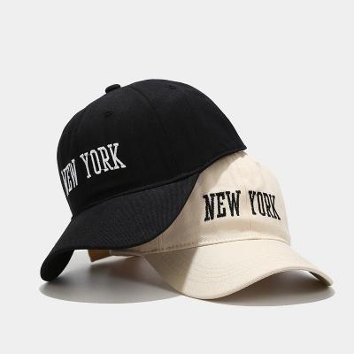 China breathable & Waterproof OEM New Listing New York Trucker Hat Cotton Baseball Cap Unisex Adjustable Custom Baseball Hat for sale