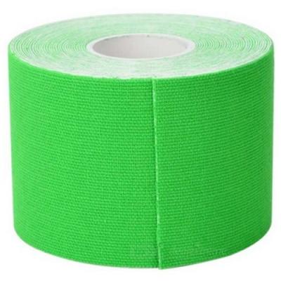 China Hi-viz Green Kinesiology tex Tape 5cm x 5m CE Certificated Custom Logo Printed for sale