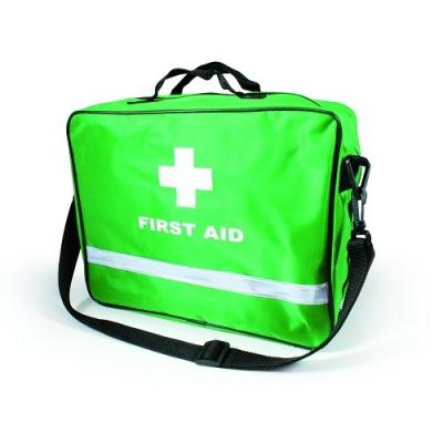 China Hi-viz Green Emergency bag first aid kit strong Nylon first aid Medium Bag for sale