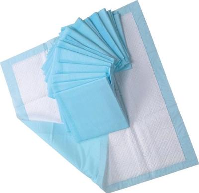 China Disposable underpad patient nonwoven pad in blue size 40x60cm, 60x60cm, 60x90cm for sale