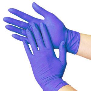 China Medical Glove, Disposable Nitrile Gloves,Powder Free, powdered, blue, S M L XL size for sale