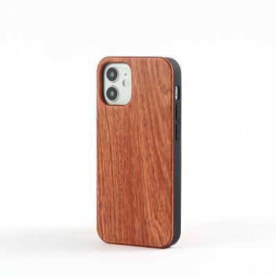 China Custom Engraving Mobile Cell Phone Case Walnut Rosewood Wood Case Bamboo Cherry Laser Design Shockproof Natural Wood Phone Case for sale