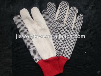 China Protectted when working PVC dotted cotton gloves, PVC dotted work gloves / Guantes de algodon con puntos, guantes de trabajo 35 for sale