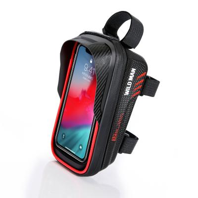 China waterproof & WILDMAN 1L E12 Touch Screen Phone Shell EVA&TPU Sensitive Hard Reflective Waterproof Phone Case Travel Touch Screen Recycling Bag For Outdoor Sports for sale