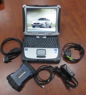 China Maserati Diagnosis Tester with Panasonic CF19 (i5) Computer Super Run Diagnostic Equipment for sale