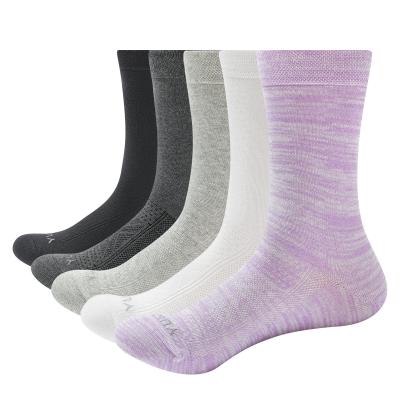 China YUEDGE QUICK DRY Brand 5 Pairs Cotton Cushion Women's Summer Comfortable Cute Athletic Casual Dress Socks for sale