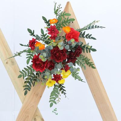 China Natural Touch New Style Silk Flower Wedding Centerpiece For Arch Flowers Table Decoration for sale