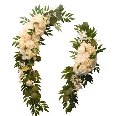 China Natural touch flower artificial greenery axis flower arrangement centerpiece flower for ceremony and reception backdrop decoration for sale