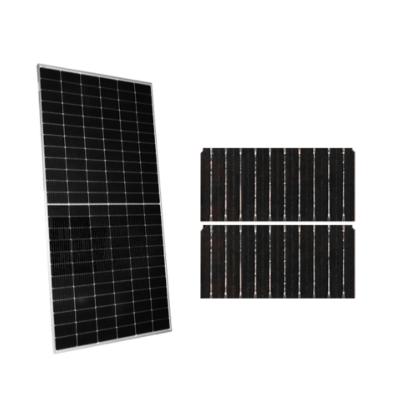 China Cheapest solar power system placas fotovoltaicas suntech array 1 535W to 550W perc half cell monocrystalline solar panels for sale