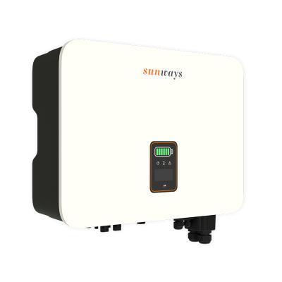 China Sunways 4.2kW ​​Dual Lithium Battery Single Phase Hybrid MPPT Solar Inverter On Grid Off Grid 550*410*175mm for sale