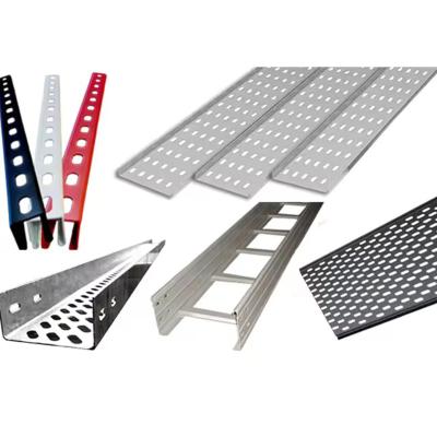 China Rectangular Powder Coated Aluminum Cable Tray For Cable Management for sale