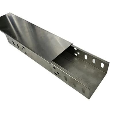 China Custom Fireproof Cable Tray With Noise Reduction Galvanized Stainless Steel Silver Color for sale